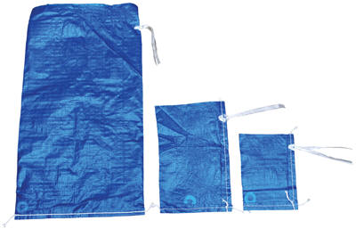 Polypropylene Woven Parts Bags, Blue 8